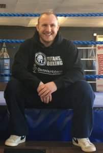 John 'Fireball' Fewkes at Titans Boxing Gym, Sheffield